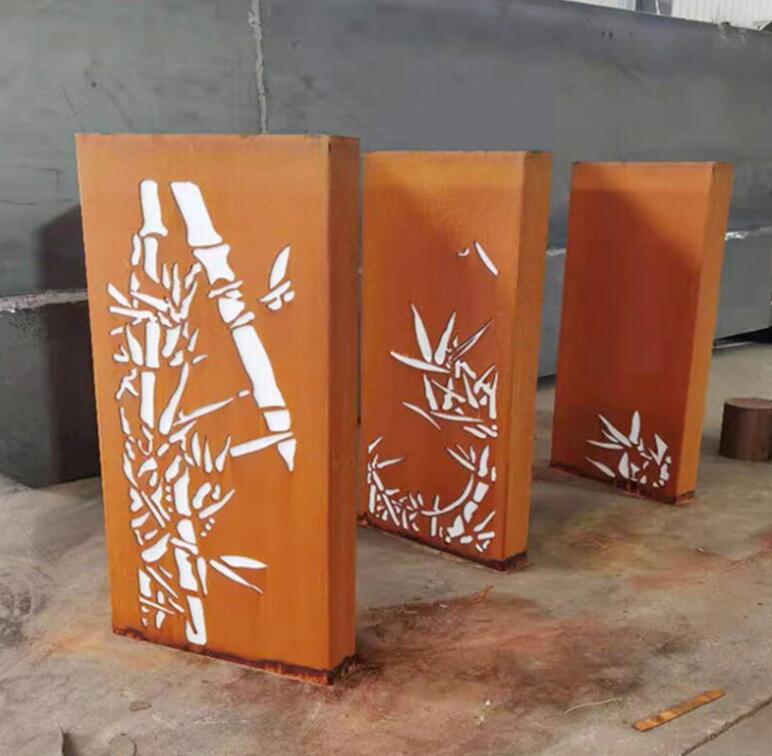 岳麓锈钢板灯箱